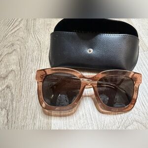 Diff Eyewear Brown Sunglasses